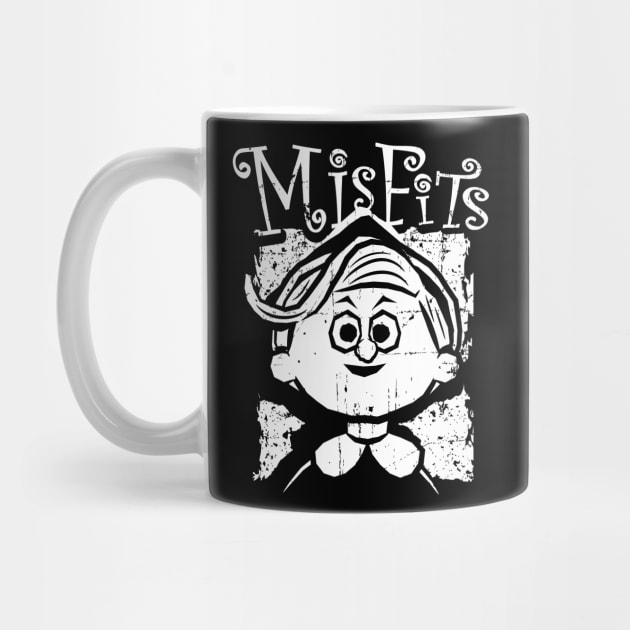 Misfits of Christmas Town: Hermey the Elf (white print) by SaltyCult